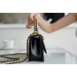 𝗖𝗛𝗔𝗘𝗡𝗟✦ 2021 Advanced Handcraft Workshop Double Golden Ball 𝗖𝗳 𝗠𝗶𝗻𝗶 𝟏𝟗𝐜𝐦Black