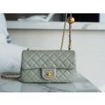 𝗖𝗛𝗔𝗘𝗡𝗟✦ 𝟮𝟮🅲Spring and Summer Metal Ball Big Mini Gray Green