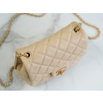 𝗖𝗛𝗔𝗘𝗡𝗟 ✦𝟮𝟮🅲Spring and Summer 𝐂𝐅 Fang Fatman Metal Ball Apricot