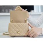 𝗖𝗛𝗔𝗘𝗡𝗟 ✦𝟮𝟮🅲Spring and Summer 𝐂𝐅 Fang Fatman Metal Ball Apricot