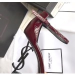 Saint Laurent 2020 newest Opyum sandals high heel sandals original open mold leather outsole