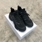 DIOR Imported Stretch Lycra TPU Outsole Kaleidoscope Print Sneakers Black