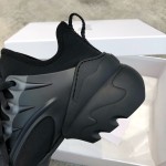 DIOR Imported Stretch Lycra TPU Outsole Kaleidoscope Print Sneakers Black