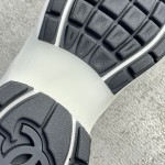 CHANEL A very good-looking sneaker TPU outsole Custom fabric metallic texture