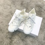 DIOR Imported Stretch Lycra TPU Outsole Kaleidoscope Print Sneakers White