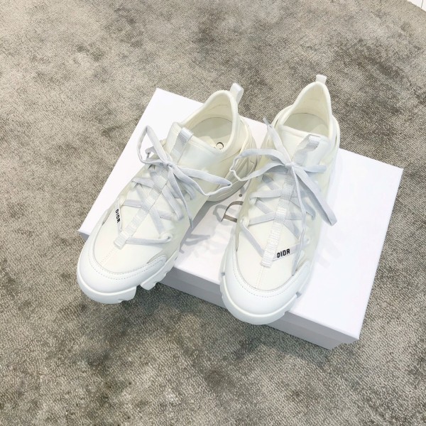 DIOR Imported Stretch Lycra TPU Outsole Kaleidoscope Print Sneakers White