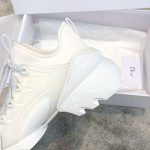 DIOR Imported Stretch Lycra TPU Outsole Kaleidoscope Print Sneakers White