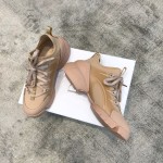 DIOR Imported Stretch Lycra TPU Outsole Kaleidoscope Print Sneakers Apricot