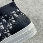 DIOR high top monogrammed shoes blue