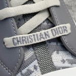 DIOR high top monogrammed shoes grey