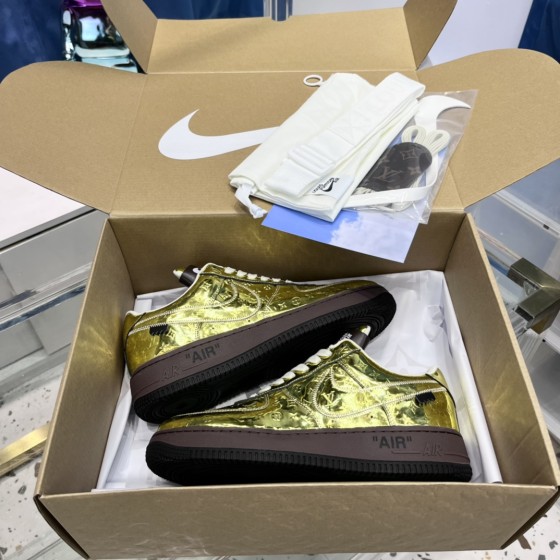 Louis Vuitton x NIKE Air force1 22ss Heavy Joint