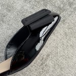 DIOR ballet heels with black fabric buckle 3.5cm