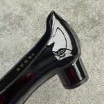 DIOR ballet heels black with diamond buckle 3.5cm