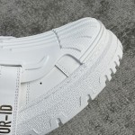 DIOR Shell Toe Pumps Pure White Embroidered 3 Colours Cowhide Upper TPU Outsole