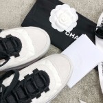 CHANEL sneakers classic small incense sneakers cowhide sheepskin leather genuine leather sole