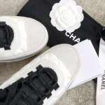 CHANEL sneakers classic small incense sneakers cowhide sheepskin leather genuine leather sole