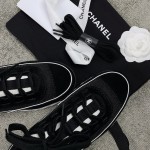 CHANEL sneakers classic small incense sneakers cowhide sheepskin leather genuine leather sole