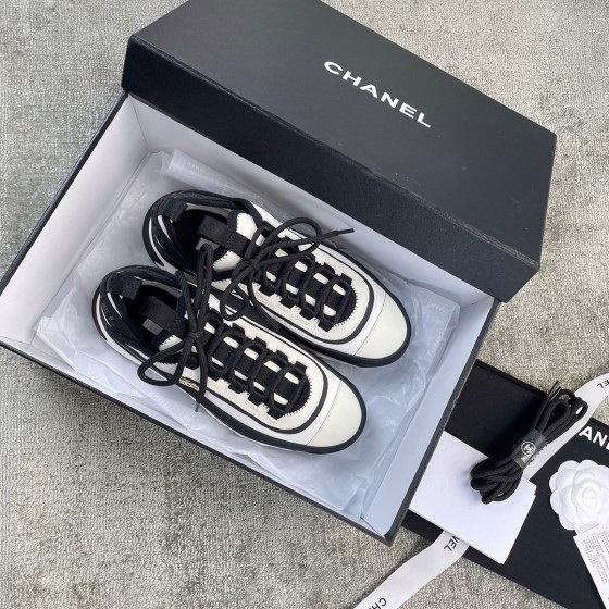 CHANEL sneakers classic small incense sneakers cowhide sheepskin leather genuine leather sole