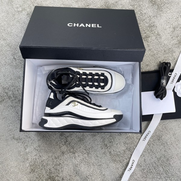 CHANEL sneakers classic small incense sneakers cowhide sheepskin leather genuine leather sole