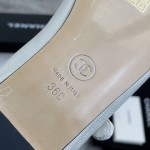 CHANEL Mary Jane shoes caviar sheepskin is that very soft fleshy texture