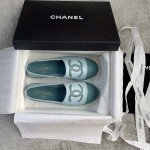 CHANEL fisherman shoes custom mixed sheepskin imported leather embryo leather upper soft inner cushion sheepskin