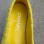 CHANEL fisherman shoes custom mixed sheepskin imported leather embryo leather upper soft inner cushion sheepskin
