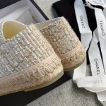 CHANEL fisherman shoes custom mixed sheepskin imported leather embryo leather upper soft inner cushion sheepskin