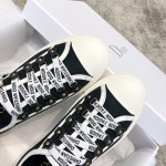 DIOR alphabet shoes black Water-dyed sheepskin inside Private moulded outsole Private moulded brass buckle