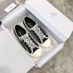 DIOR alphabet shoes black Water-dyed sheepskin inside Private moulded outsole Private moulded brass buckle