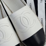 CHANEL fisherman shoes custom mixed sheepskin imported leather embryo leather upper soft inner cushion sheepskin