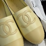 CHANEL fisherman shoes custom mixed sheepskin imported leather embryo leather upper soft inner cushion sheepskin