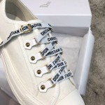 DIOR alphabet shoes white Water-dyed sheepskin lining Private moulded outsole Private moulded brass buckle