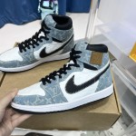 Louis Vuitton Nik Air Jorda 1 Low AJ1 Jordan generation low to help classic retro cultural leisure sports basketball shoes