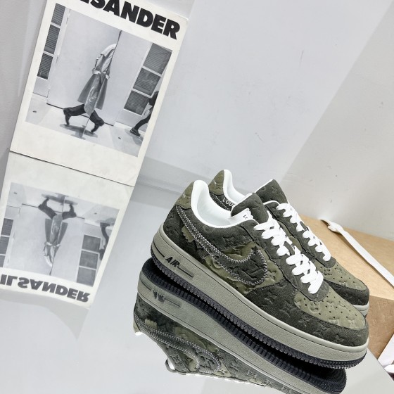 Louis Vuitton x Nike Air Force Air Force One Joint Cooperation Casual Sneakers