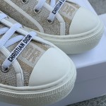 DIOR embroidered boardshorts gold Full electric embroidery Water-dyed sheepskin lining Private moulded outsole