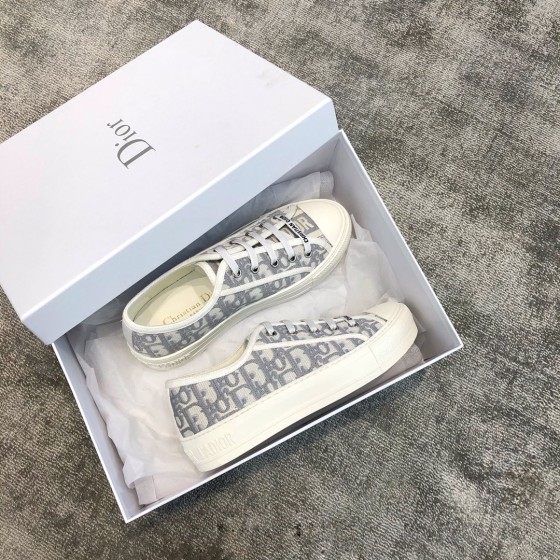 DIOR Antique Collection Grey letters Full electric embroidery Water-dyed sheepskin lining Private moulded outsole