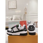 Louis Vuitton couple models DIY buckle sneakers sneakers