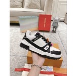 Louis Vuitton couple models DIY buckle sneakers sneakers