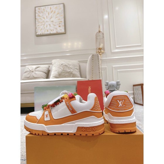 Louis Vuitton couple models DIY buckle sneakers sneakers