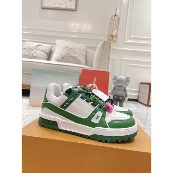 Louis Vuitton couple models DIY buckle sneakers sneakers