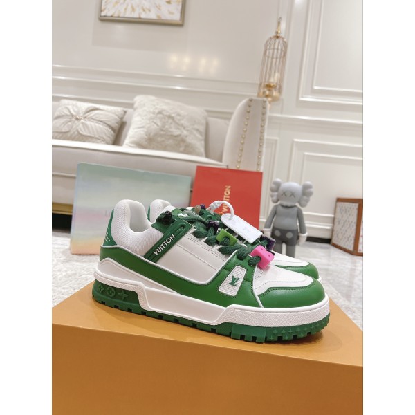 Louis Vuitton couple models DIY buckle sneakers sneakers