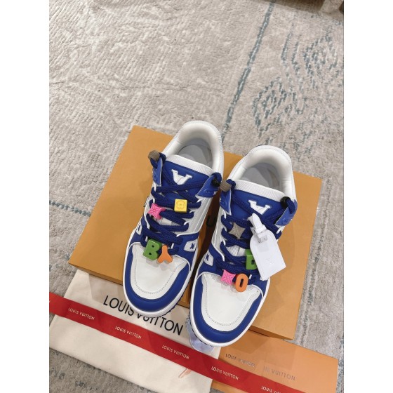 Louis Vuitton couple models DIY buckle sneakers sneakers