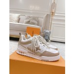 Louis Vuitton couple models DIY buckle sneakers sneakers