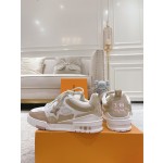 Louis Vuitton couple models DIY buckle sneakers sneakers