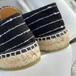 CHANEL fisherman shoes custom mixed sheepskin imported leather embryo leather upper soft inner cushion sheepskin