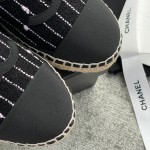 CHANEL fisherman shoes custom mixed sheepskin imported leather embryo leather upper soft inner cushion sheepskin