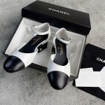 CHANEL A super beautiful hollow Mary Jane, classic color blocking design, the version is dry and clean