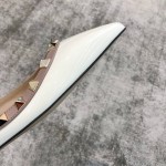 Valentino VT Collection Flats Patent Leather White