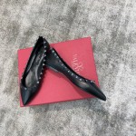 Valentino VT Collection Flats Black