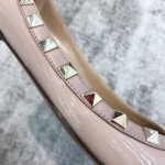 Valentino VT Collection Flats Patent Leather Nude Pink